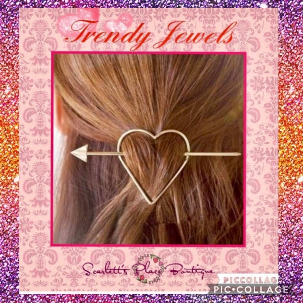 Trendy Jewels Heart-shaped hair accessory